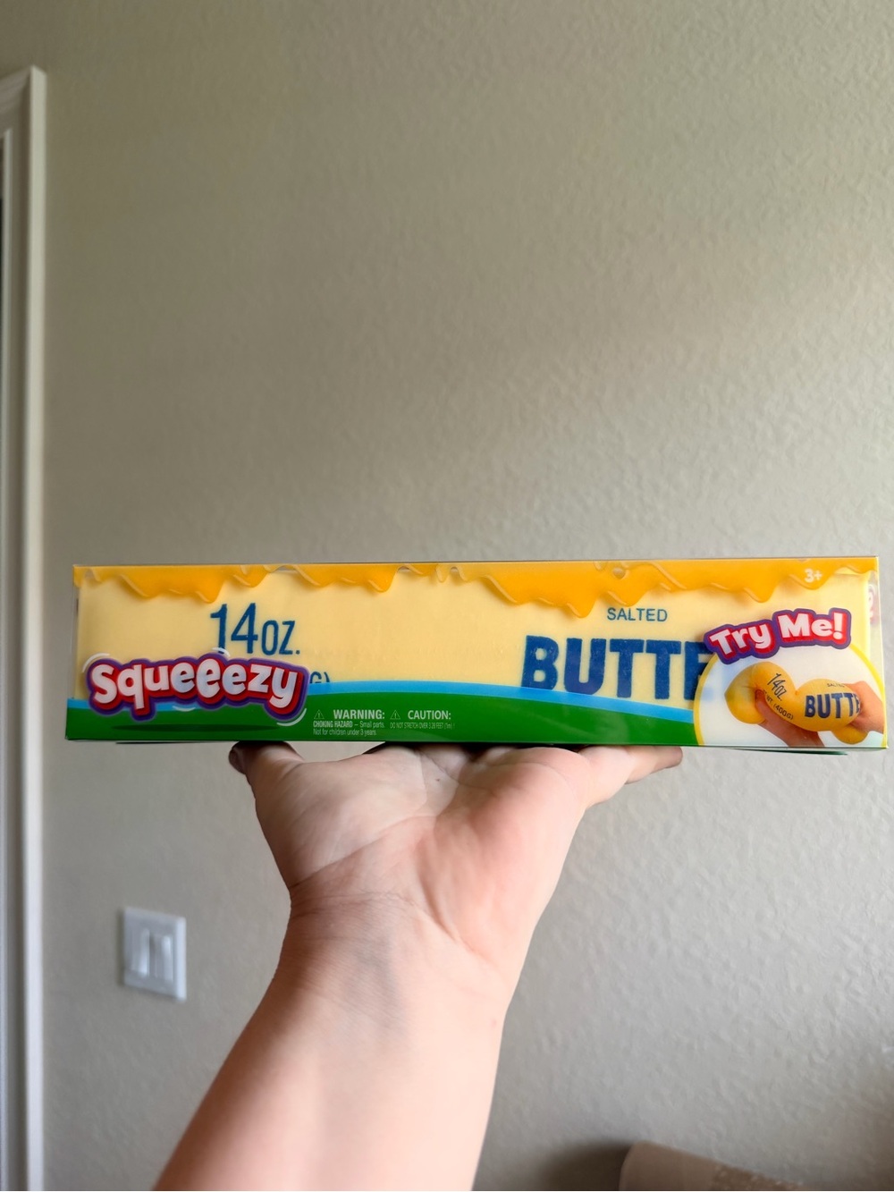Squeezy 14oz Jumbo Butter Squishy Toy